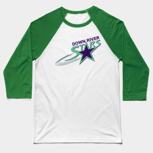 Defunct Downriver Stars Hockey Team Baseball T-Shirt